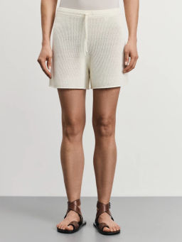 Вязаные шорты из вискозы / Zarina  фото 3