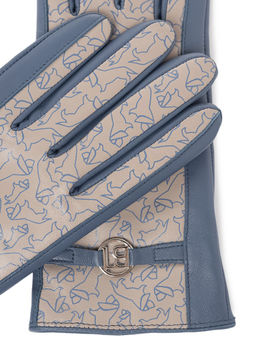 Перчатки жен п/ш LB-2534 black-beige - Labbra фото 3