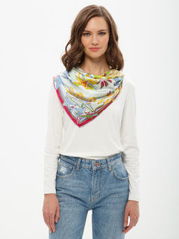 Платок жен. шелк 86х86 SS03-8324-13