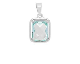 Подвеска из серебра топаз, Астра2