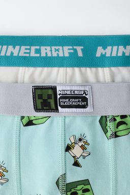 6-14 A?OS/ PACK DOS B?XERS MINECRAFT  MOJANG AB. / Azul - Zara фото 2