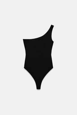 ASYMMETRIC FRINGED SHIMMER BODYSUIT - Zara фото 6