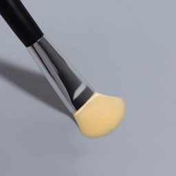 Набор кистей для макияжа SMOKY, нейлоновых, 5 шт., чёрный с белым ворсом