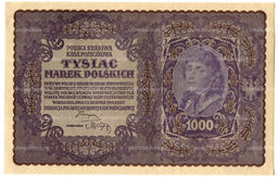 Банкнота 1000 марок 1919 года Польша