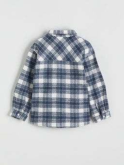 Uzun Kollu Ekose Erkek ?ocuk G?mlek