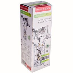 21246 Набор кухонных принадлежностей 7пр на подставке нерж/ст MB (х12) - Mayer&boch фото 2
