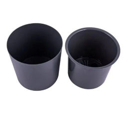 Горшок для цветов 6,5л d217 h215мм серый GENIUS - Полимербыт фото 3