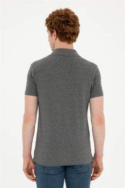 Мужская базовая футболка антрацитового меланжа Неожиданная скидка в корзине - U.s. polo assn фото 5