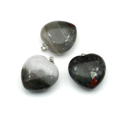 Кулон из яшмы сердце 30*30мм