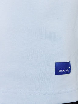 Футболка мужская голубая с принтом Lyutyj pesec* trash only - Mark formelle фото 7