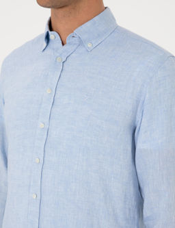 Mavi Regular Fit %100 Keten G_mlek