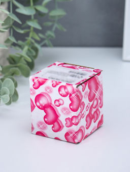 Денежное дерево декоративное «Сувенир бонсай. Котик-кружка», 12 жёлтых камней, 3.5×4.7×7.5 см