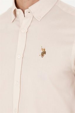 U. S. Polo Assn Мужская белая рубашка с длинным рукавом - U.s. polo assn фото 14