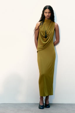 Maxivestido drapeado - H&m фото 7