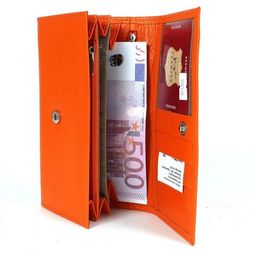 Портмоне женское Premier-DM-1 н/к, 6 отд, 4 карм, оранжевый флотер (330) 198914  фото 3