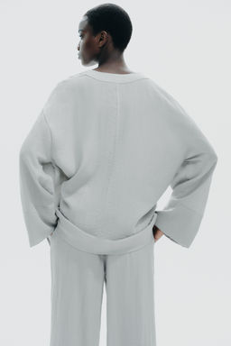 SIDE TIE KIMONO - Zara фото 15