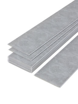 Цена за 12 шт. Стеновая панель ПВХ «Вулканический пепел», 2600×250 мм, цвет серый