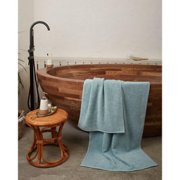 Полотенце махровое Этель Organic Mint 100х150 см, 100% хл, 420гр/м2  фото 7