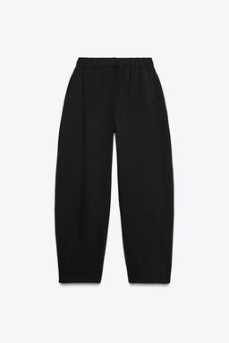 INTERLOCK COCOON TROUSERS - Zara фото 7