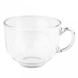 Чашка чайная стеклянная Нега 440мл, д10,6см, h8,5см, набор 6шт, в коробке (Китай)