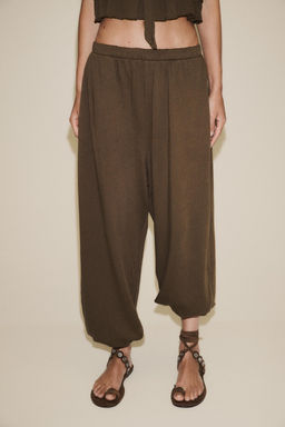 PLUSH BALLOON TROUSERS - Zara фото 4