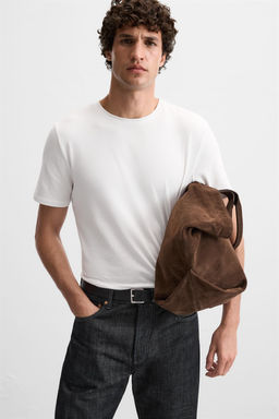 BASIC SLIM FIT T-SHIRT - Zara фото 5