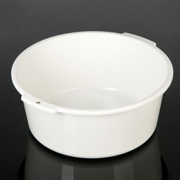 Таз круглый 10 л, цвет мрамор