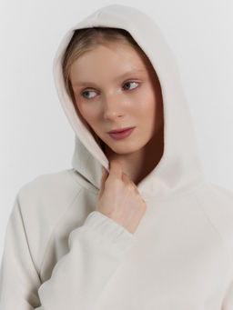 Худи женское кремовое белый песок 502881-1 - Mark formelle фото 4