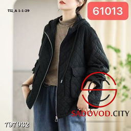 Женская хлопковая куртка с карманами, на молнии - Bruno фото 3