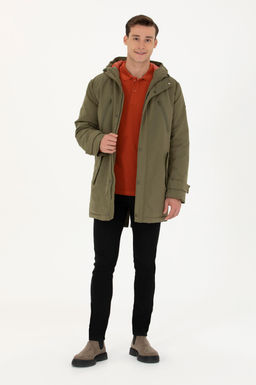 U. S. Polo Assn / Мужское пальто цвета хаки - U.s. polo assn фото 16