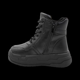 Ботинки на меху Q822-1 черные