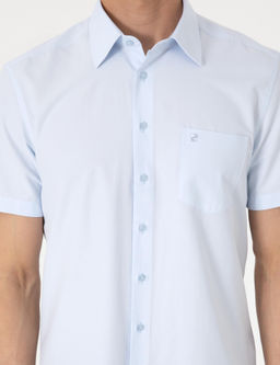 A__k Mavi Regular Fit K_sa Kollu G_mlek