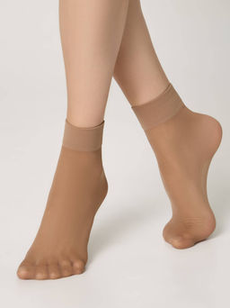 Цена за 2 пары Носки полиамидные Conte elegant visone