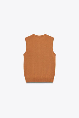 RUSTIC KNIT VEST - Zara фото 8