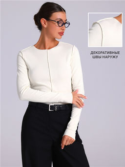 лонгслив 1ЖДЛД4678200 - Апрель фото 4