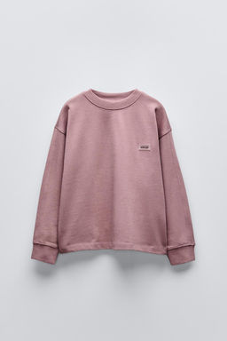 HEAVY JERSEY LABEL T-SHIRT - Zara фото 11