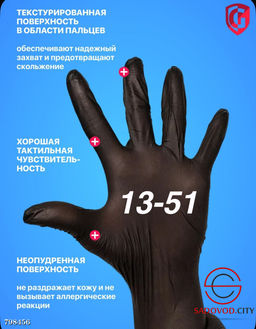 Перчатки нитриловые 50 пар