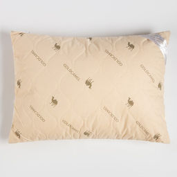 Подушка Этель, подстёжка верблюжья шерсть, 50х70 см, тик