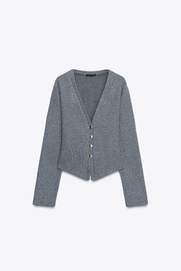 SOFT BUTTON CARDIGAN