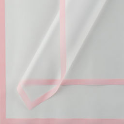 Плёнка для цветов матовая упаковочная «Кайма» розовая 0.5×9 м