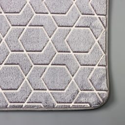 Коврик для ванной светящийся в темноте Доляна Светящиеся фигуры, 50?80 см, серый  фото 4