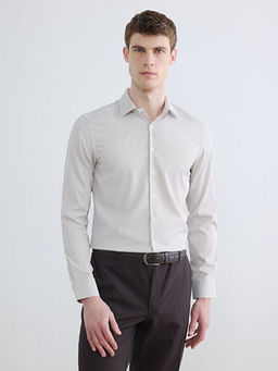 Рубашка мужская slim fit в полоску