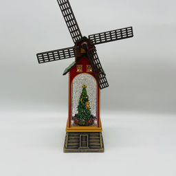 Новогодний декор Мельница стекло - Елка 28 см (арт. WDL-23023B) - Ип лебедев о.ю фото 5