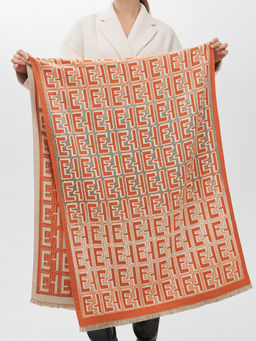 в составе ШЕРСТЬ и КАШЕМИР Большой, мягкий, теплый двусторонний палантин - Tantino фото 2