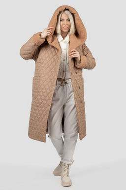 05-2133 Куртка женская зимняя (пояс) - El podio фото 6