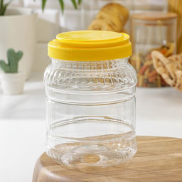 Цена за 2 шт. Банка для хранения продуктов Альтернатива, 1.5 л, пластик, МИКС