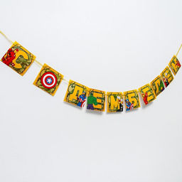 Гирлянда на ленте «С Дембелем» длина 1.5 м, Мстители