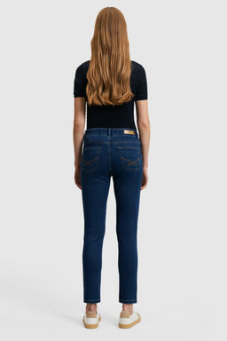 Kad_n Koyu Mavi Jean Pantolon - U.s. polo assn фото 4