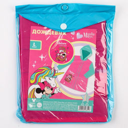 Дождевик детский, размер L, 110-120 см , Минни Маус - Disney фото 6