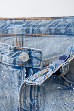 JEANS BARREL STRASS / Azul claro - Zara фото 5